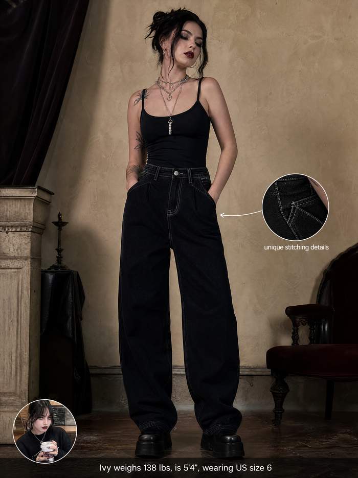 Oversized Gothic Baggy Jeans
